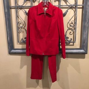 Nordstrom Red Pant Suit